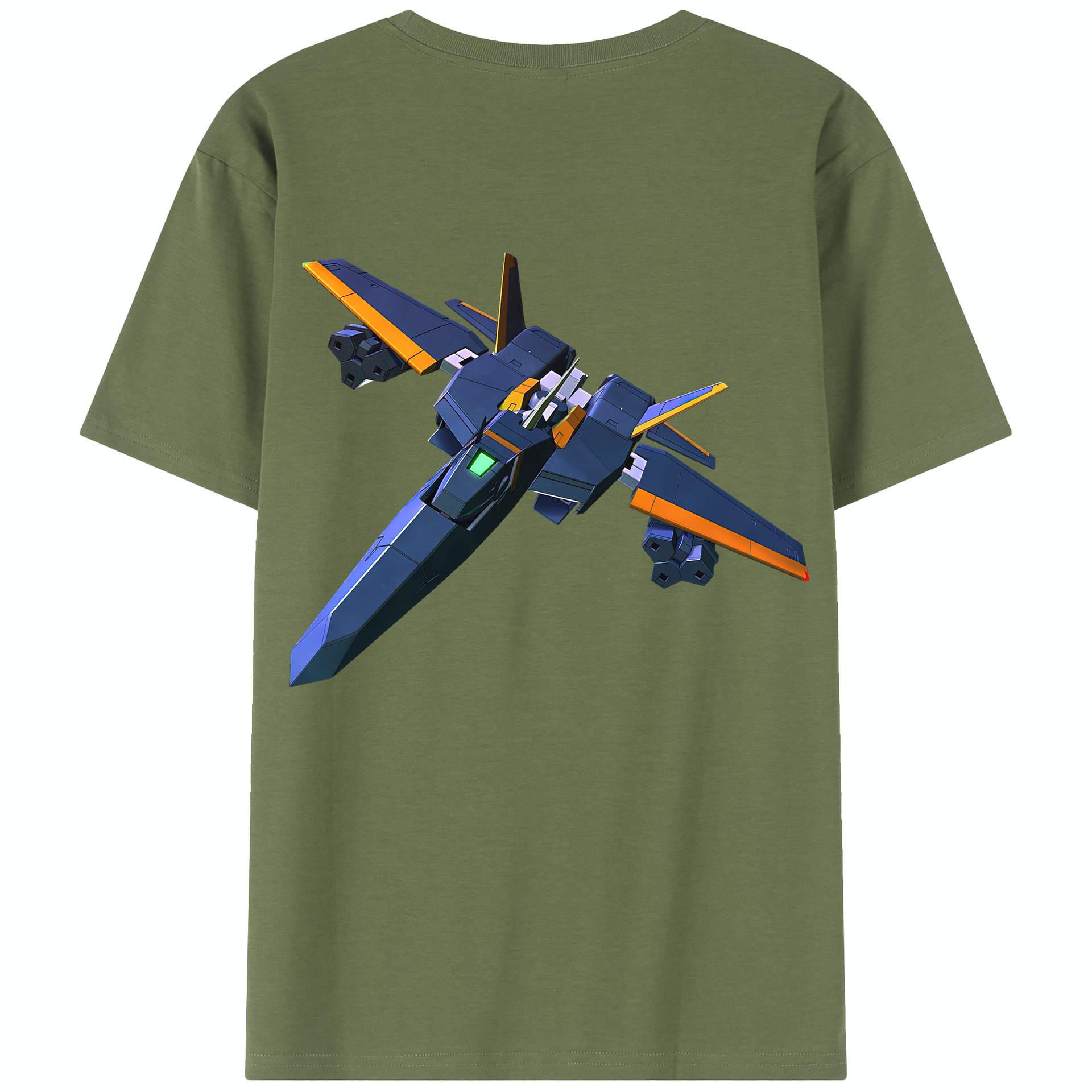 （画像用） 機動戦士ガンダム Mobile Suit Gundam 綿100％半袖Tシャツ（背面プリント）